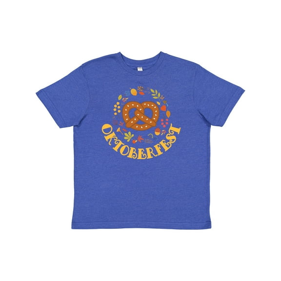 Inktastic Oktoberfest Fall Festival Pretzel Youth T-Shirt