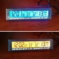 thumbnail image 3 of Yokua Upgraded Auto LCD Digital Clock Thermometer Temperature Voltage Meter Monitor, 3 of 10