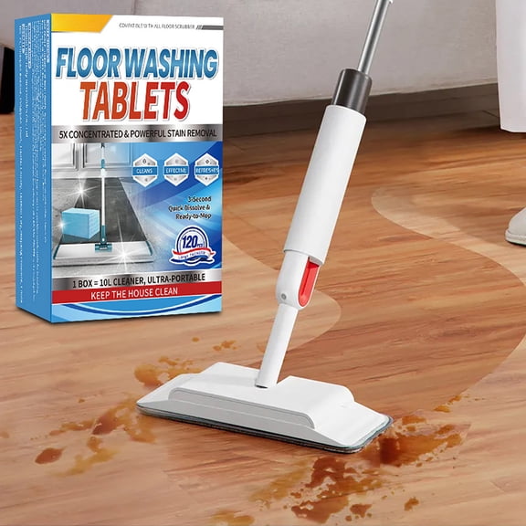 KOYPTL 120 Pcs Hardwood Floor Cleaner Sheets for Mopping, Fast Dissolvable and Ultra Concentrated, Ease Effective Deep Clean Stains and Odors, Pet Safe, Keep it Fresh and Clean