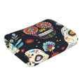 thumbnail image 4 of Polyester Long Towel Multi-Size Water Absorption Good Bright Fluffy Soft For Bathroom Swimming Pool Beach Outdoor Travel Festive Cute Sugar Skulls (3), 4 of 8