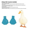 thumbnail image 3 of Chaussures de Canard pour Animaux, Bottines de Canard Résistantes à l'Abrasion 1 Paire pour Récupération des Blessures S,m,L, 3 of 8