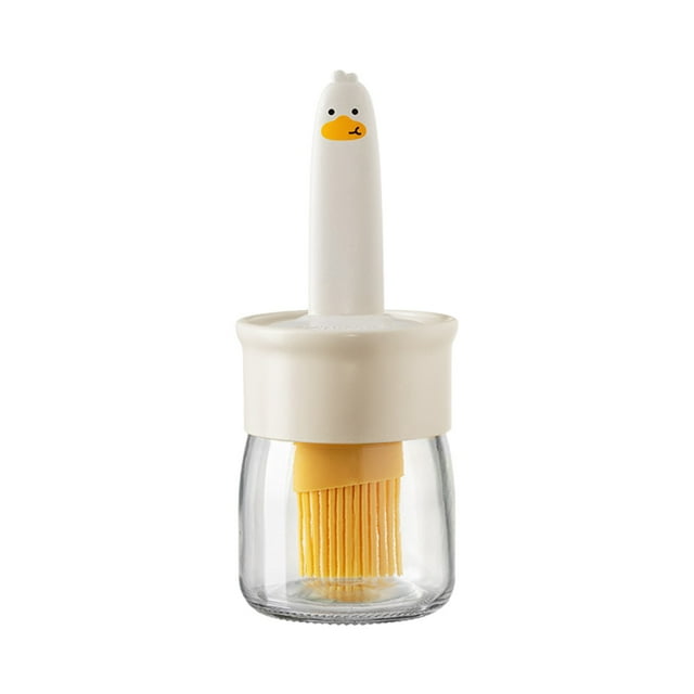 Oil Bottles for Kitchen Oil Brush with Bottle, Kitchen Pancake, Barbecue, Baking Food Grade, Household High Temperature, One Oil Brush Bottle One On One