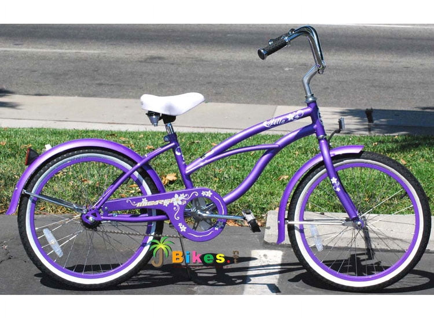 Micargi JETTA 20′ Beach Cruiser Coaster Brake Single Speed Stainless Steel Spokes One Piece Crank Alloy Purple Rims 36H Color: PURPLE Sansujyuku sansujyuku.com