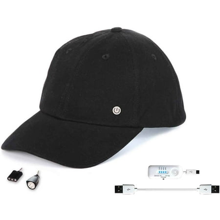 PowerGear Cellphone Charging Hat with Attachable LED Lights