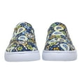 thumbnail image 5 of Dakaela Low Top Slip Ons Women's Fashion Sneakers Platform Casual Canvas Shoes Comfortable Walking Flats Loafers Blue 9, 5 of 8