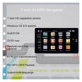 thumbnail image 4 of 7 Inch Capacitive Screen GPS Truck Bluetooth Gps Navigation 256M 8GB FM CE 6.0 Vehicle Car Navigator Support Wired Camera ,Easy to Operate, 4 of 6