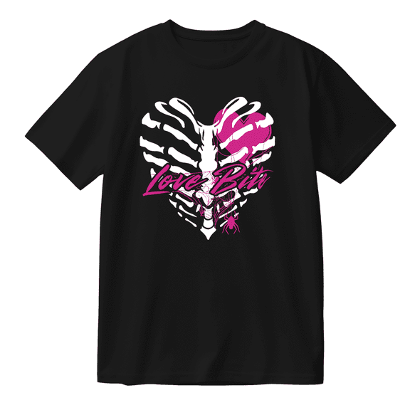 Aj Lee Love Bite Cotton T-shirt Unisex Crewneck Short Sleeve Fashion Streetwear Tee