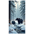 thumbnail image 3 of Forest Scene Banner with Two Bears and Giant Tree Party Decoration Background Backdrop Photography Props for Events Nature Themed Parties Wilderness Celebrations, 3 of 4