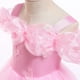 thumbnail image 5 of Odeerbi Niñas Verano Tul Princesa Vestido Flor Niña Vestido Fuera Del Hombro Fiesta Noche Vestidos Formal Vestido Sin Mangas Malla Lazo Encaje Vestido, 5 of 7