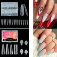 thumbnail image 2 of Duals Forms Set Gel Mold French Tip Sticker Extension Forms Set Full Cover Artificial Fasle Tip, 2 of 9