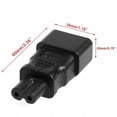 thumbnail image 5 of JSER Standard Molded IEC 320 C14 Socket to IEC C7 Plug AC Power Adapter Set UL Approved, 5 of 7