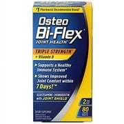 Triple Strength(5) With Vitamin D Glucosamine Chondroitin Joint Health Supplement, Coated Tablets, 80 Count