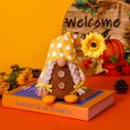 thumbnail image 1 of Fall Gnomes Plush Thanksgiving Decorations Autumn Tomte Handmade Swedish Gnome Mr and Mrs Scandinavian Gnomes Thanksgiving Day Gif, 1 of 5