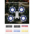 thumbnail image 1 of 8 Pcs Propellers Double Sided Colorful Low Noise Wing for Dji Mini 3 Pro 6030f Propeller Accessories, 1 of 8