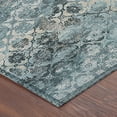 thumbnail image 3 of Addison Rugs Chantille Indoor/Outdoor Traditional Teal Machine Washable Rectangle Rug, 8' x 10', 3 of 8