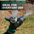 thumbnail image 6 of 2WAYZ Hose Splitter 2 Way Heavy Duty - Outdoor Faucet and Garden Hose Splitter - Durable Water Spigot Splitter Y Adapter - All-Metal Water Hose Connector with Shut-Off Valve - 4 x 4 x 1.5 Inches, 6 of 8