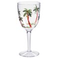 thumbnail image 1 of Merritt International Palm Breeze 14oz Acrylic Wine Glass, 1 of 1