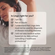 (2 pack) Lingo Continuous Glucose Monitor (CGM) & App. Made by Abbott. Know the Impact of What You Eat. 1 Lingo Biosensor Lasts Up To .