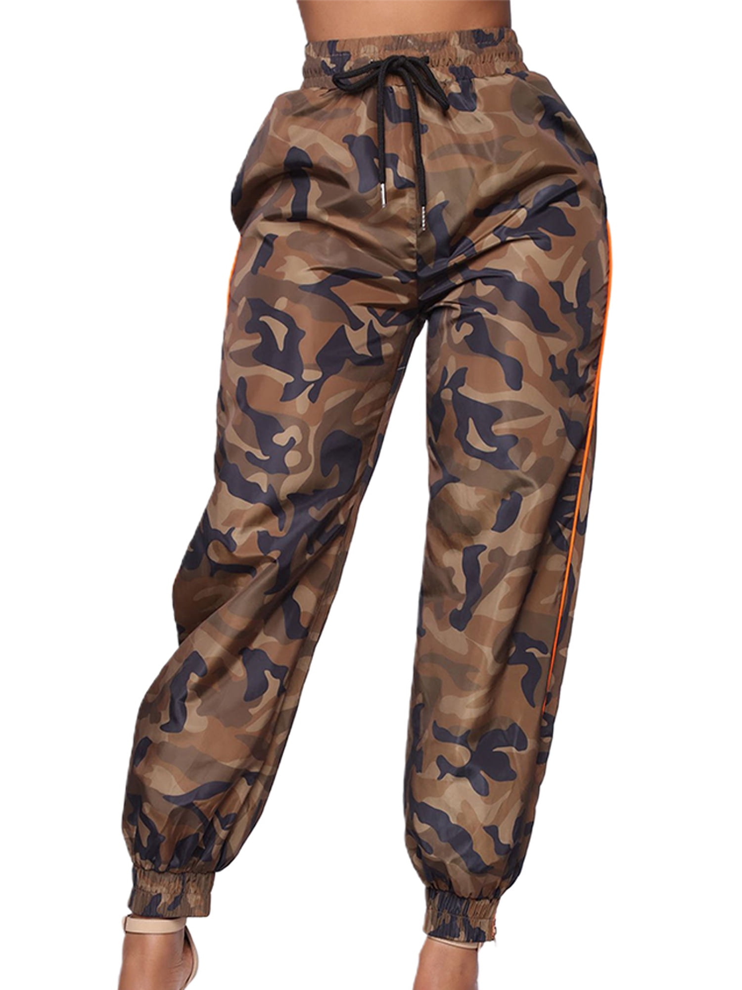 camo tracksuit bottoms women's