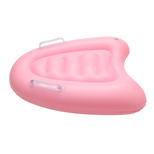 Tabla de Surf Cola inflable para Adultos Piscina portátil ayuda flotante rosa