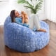 thumbnail image 5 of Yeshouse Sillón puff grande y esponjoso relleno de espuma para adultos, sofá tumbona ultrasuave y acogedor para sala de estar, dormitorio, lectura y relajación, 5 of 7