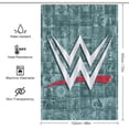 thumbnail image 2 of W-W-E Shower Curtain, Premium Waterproof Fabric Bath Curtain, Heavy Duty PEVA Shower Curtain for Bathroom Hotel, 2 of 7