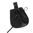 thumbnail image 1 of Portable Dice Bag Tray Drawstring Belt Pouch Style for Role Playing black, 1 of 7