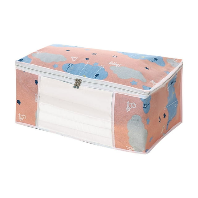 Lksixu Clothes Storage Bag Wardrobe Sorting Storage Box Portable Storage Bag Winter Cup Storage Box Indoor Storage Bins Organizers and Storage