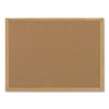 MasterVision SB0420001233 36 in. x 24 in. Wood Frame Earth Cork Board - Tan/Oak