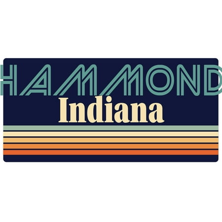 

Hammond Indiana 5 x 2.5-Inch Fridge Magnet Retro Design