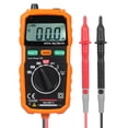 thumbnail image 1 of Lepmerk Multimètre Numérique Portable Multifonctionnel avec Écran LCD Rétroéclairé - Orange PM8232A, 1 of 6
