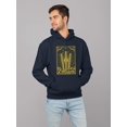 thumbnail image 2 of Radiant Churro Art Deco Style Graphic Design Men's Hoodie, 2 of 4
