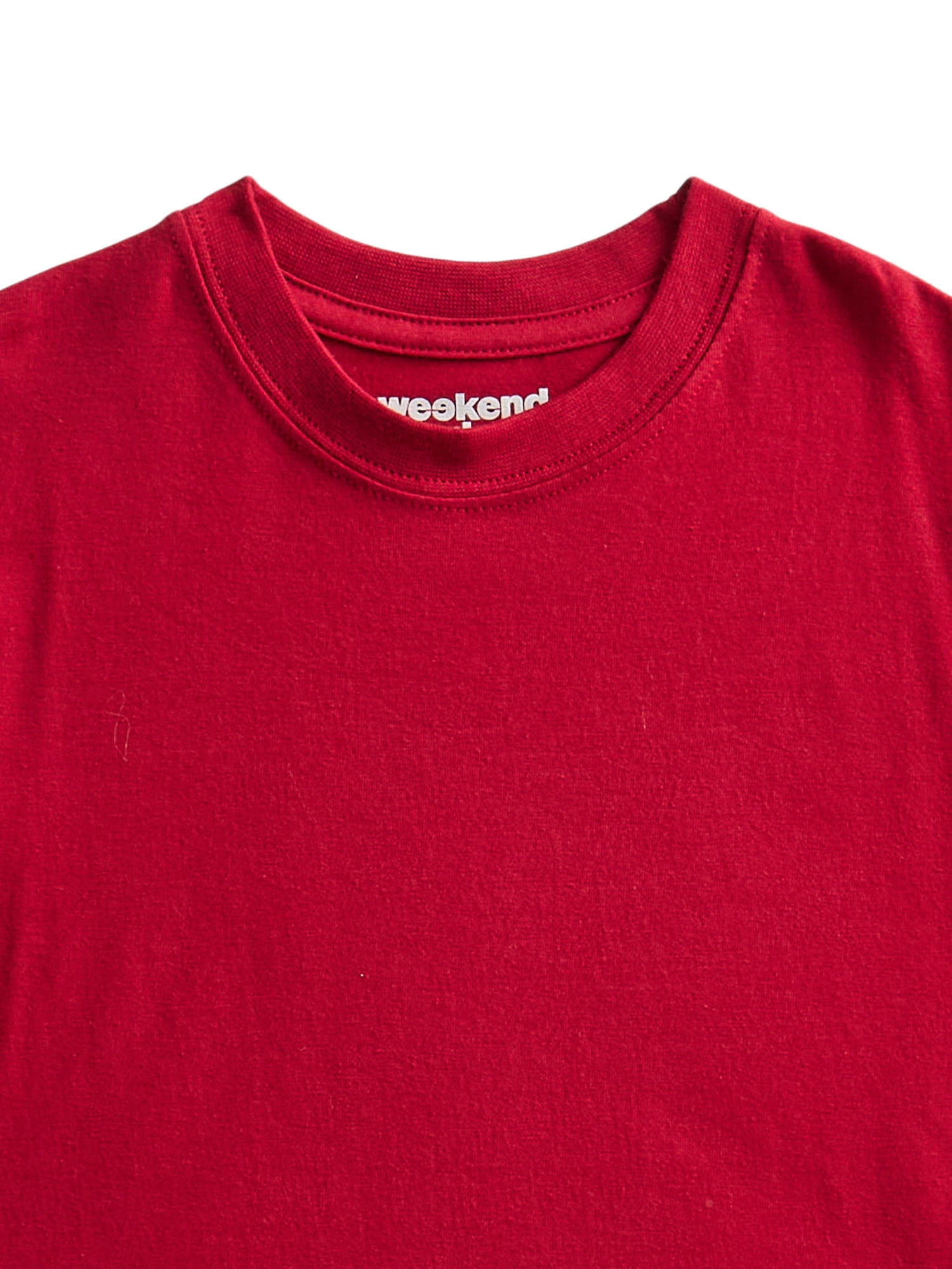 Weekend Academy Boys Cotton Blend Stretch Jersey Tee, 4-Pack, S-XL