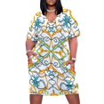 thumbnail image 1 of Equipo de silla de montar para caballos Patrón de brida Vestido holgado con bolsillos para amantes de los caballos Ropa de playa, 1 of 6