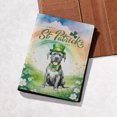 thumbnail image 5 of Happy St. Patrick’s Day Cane Corso with Green Hat Shamrocks Rainbow Travel Passport Wallet Italian Mastiff Dog Lover Gifts Idea PU Leather Passport Holder Cover - 03007, 5 of 5