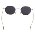 thumbnail image 3 of Gafas de Sol UV400 Zulema Pna Groove Negro Gafas de sol octágono, 3 of 8