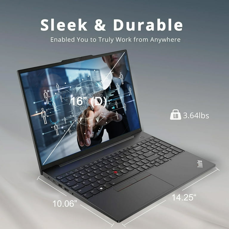 LENOVO ThinkPad E16 Gen 1 Business Laptop, 16 LENOVO ThinkPad E16 Gen 1 Business Laptop, 16