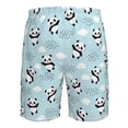 thumbnail image 6 of Naloa Cute Panda Bear Men's Beach Shorts, Surfing shorts, Swim trunks, Quick Dry Swim Trunks for Surfing Beach Fun - Medium, 6 of 9