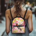 thumbnail image 4 of HELLHERO Mini Cell Phone Purse with Hummingbird Floral Print, Polyester Adjustable Travel Daypack for Women and Teens Walking, 4 of 8