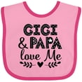 thumbnail image 3 of Inktastic Gigi and Papa Love Me Grandbaby Boys or Girls Baby Bib, 3 of 4