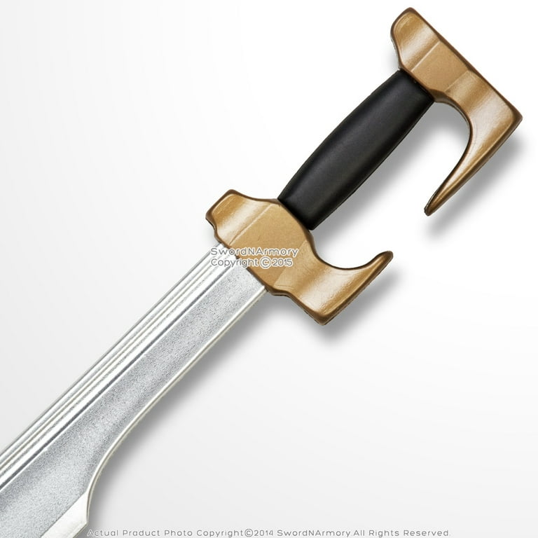 SparkFoam High Density Foam Spartan Warrior Greek Toy Sword Chrome Blade