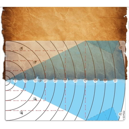Byhoo Spell AOE Damage Template DND Area Effect Markers Upgraded 60ft AOE Area Damage Measure Tool Tabletop Game Mat Accessories for Dungeons and Dragons 5E Pathfinder