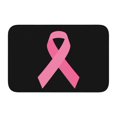 thumbnail image 1 of Alfombra de baño antideslizante supersuave con diseño de lazo rosa para el día de la cinta, para el baño, la cocina, el dormitorio, el hogar, 15,75 x 23,62 pulgadas, 1 of 6