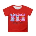 thumbnail image 3 of Girls Shirts Size 7-8 Letter Graphic Short Sleeve Tunic Tee Tops Summer Back To School Shirt Dressy Summer Blouse for Girls, 3 of 5