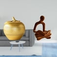 thumbnail image 2 of Figura de resina, adorno artístico, estatua de fruta sencilla, escultura moderna, figura humana, estatua de pensador abstracto, decoraciones, arte, co, 2 of 8