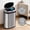Silver, variant on XF XINFENG 13 Gallon Kitchen Trash Can, Automatic Touchless, Stainless Steel, Home/Office, Waste Bin, Silver, Black Lid