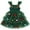 Q01-Dark Green, variant on Girls Valentines Dress Plush Heart Sleeveless Layered Tutu Dress Baby Valentines Outfit Girl Wide Strap