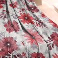 thumbnail image 3 of Pioneer Flower Floral Print Pattern Blanket,Comfortable Soft Flannel Throw Blanket,All Season,Warm Lightweight Blankets for Sofa Bed Couch Living Room Chair,40"x50", 3 of 4