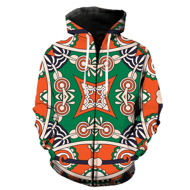 Sudadera con capucha y cremallera estilo ucraniano para hombre, estilo hip hop, unisex, para adolescentes, con estampado 3D, estilo Harajuku de gran tamaño, de manga larga, informal, a la moda