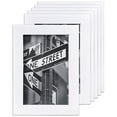 thumbnail image 1 of The Display Guys –– Solid Pine Wood Picture Frame with Tempered Glass – Wall & Tabletop – 4" x 6" - White - 6 Pack Value Set, 1 of 1